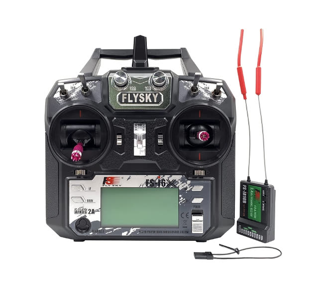 FlySky FS-i6X transmitter and receiver